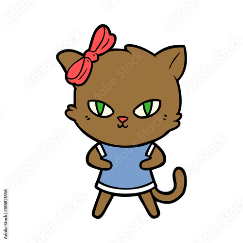 cute cartoon cat