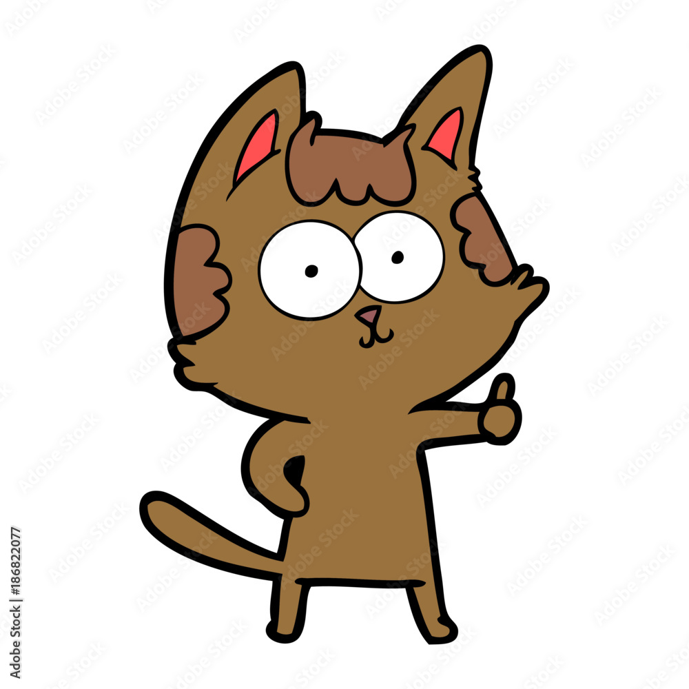 happy cartoon cat happy cartoon cat