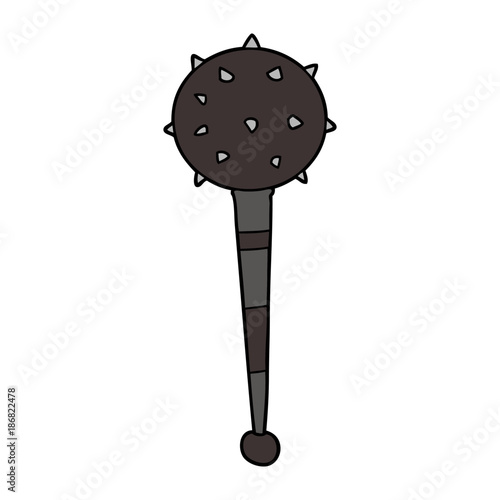 cartoon medieval mace