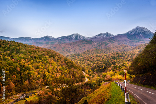 Beautiful view on the Shiretoko Five lakes hike, Hokkaido, Japan © Abhijeet