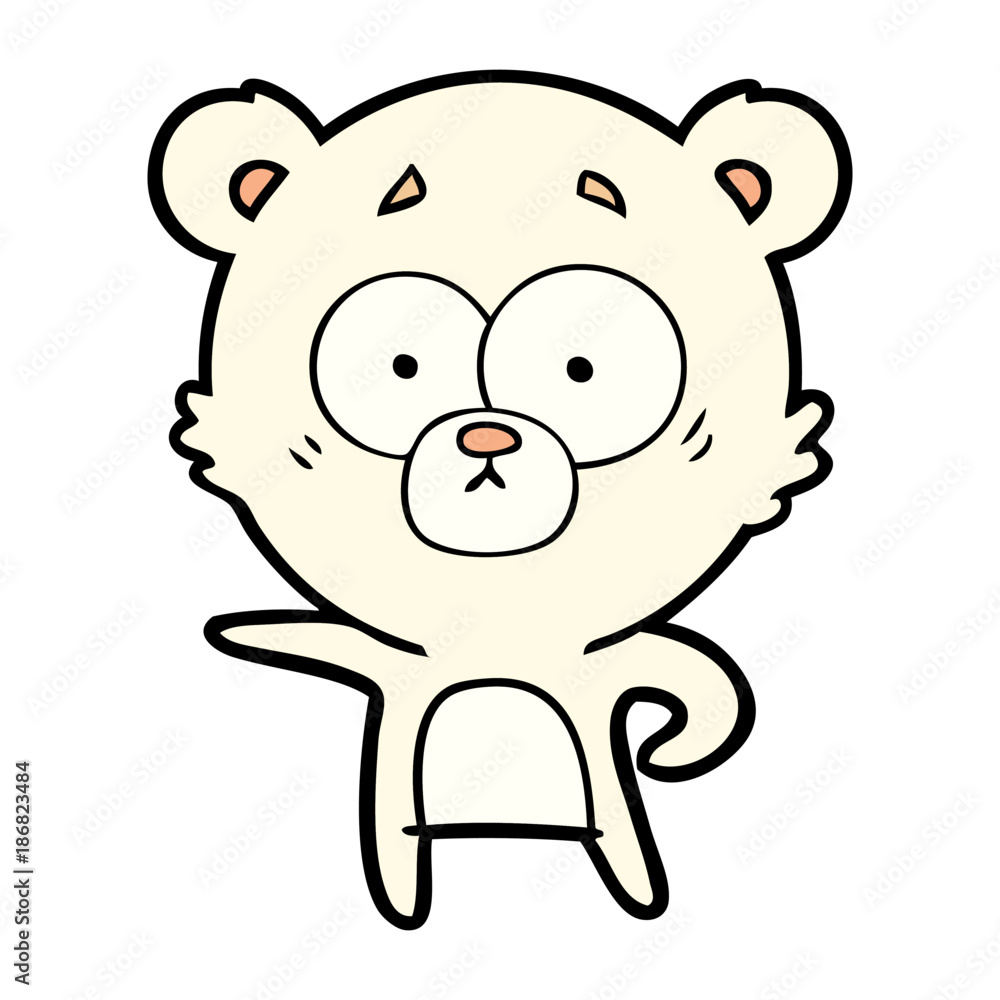 surprised polar bear cartoon surprised polar bear cartoon