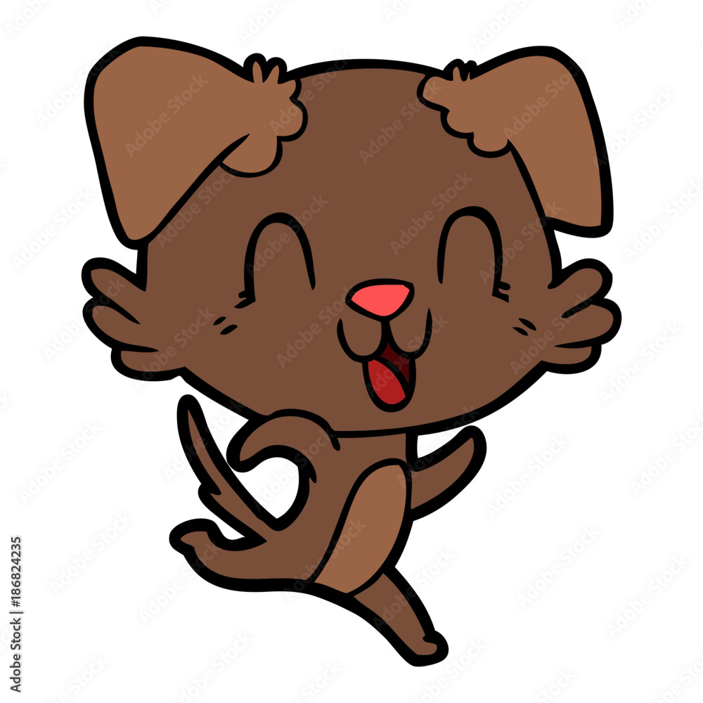 laughing cartoon dog laughing cartoon dog