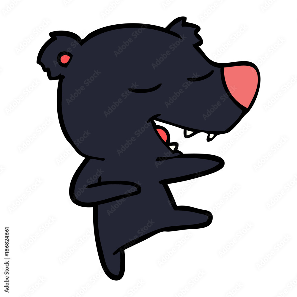Obraz premium cartoon bear