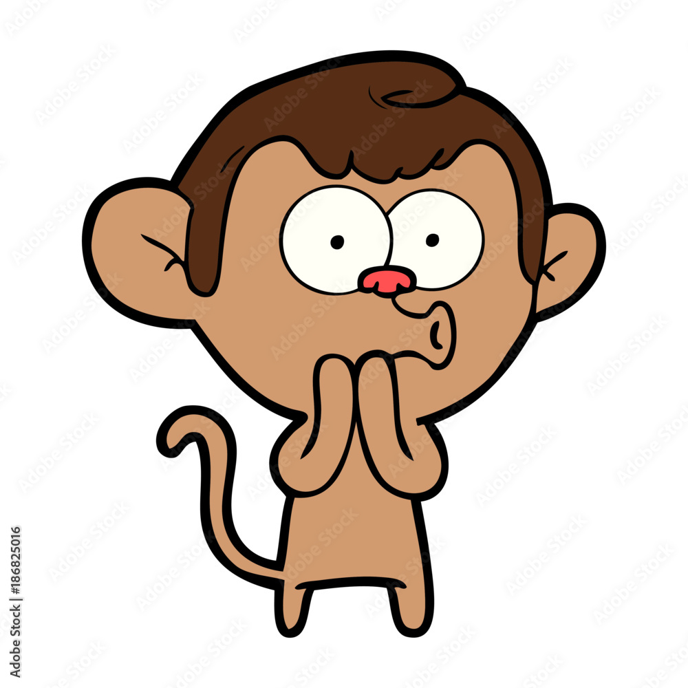 cartoon hooting monkey cartoon hooting monkey