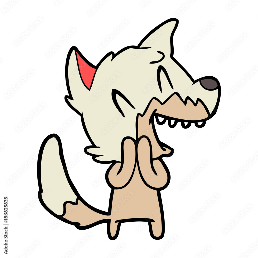 laughing fox cartoon laughing fox cartoon