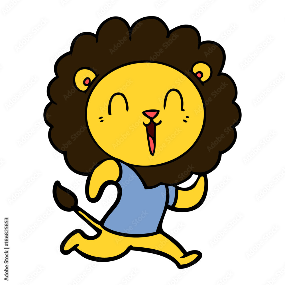 laughing lion cartoon laughing lion cartoon