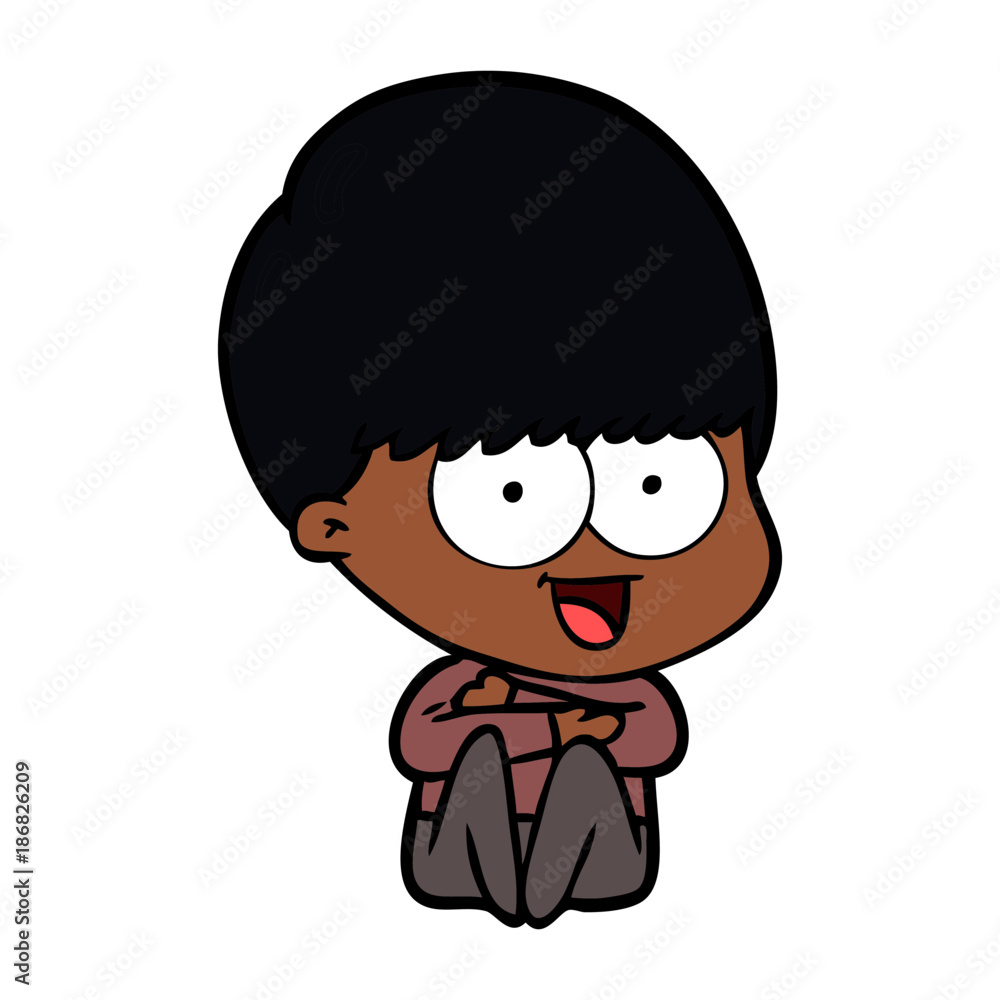 happy cartoon boy happy cartoon boy