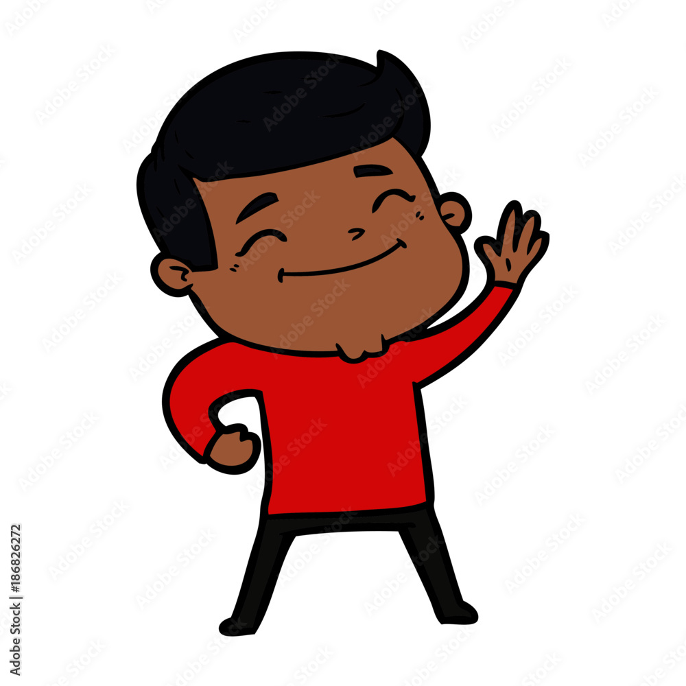 happy cartoon man happy cartoon man