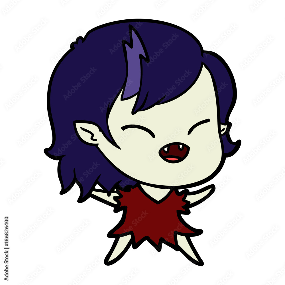 cartoon laughing vampire girl cartoon laughing vampire girl
