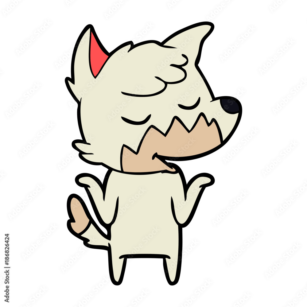 friendly cartoon fox friendly cartoon fox