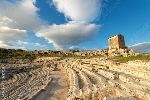 Fotografía Greek Roman Theater in Syracuse - Sicily Italy