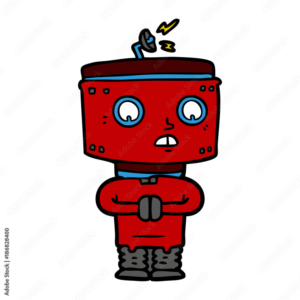 cartoon robot cartoon robot