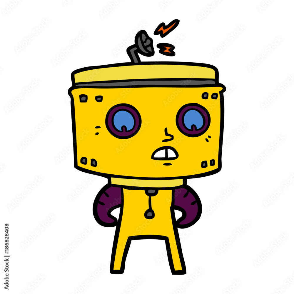 cartoon robot cartoon robot