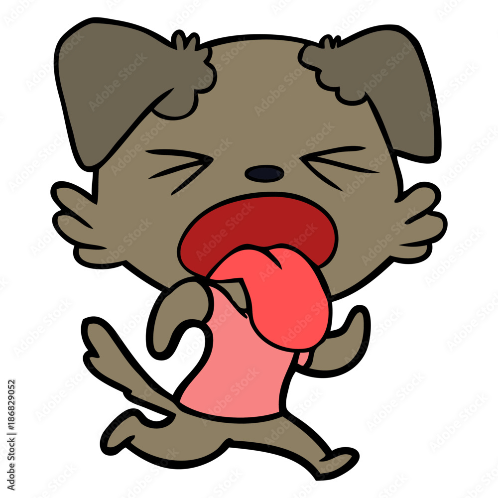 cartoon disgusted dog cartoon disgusted dog