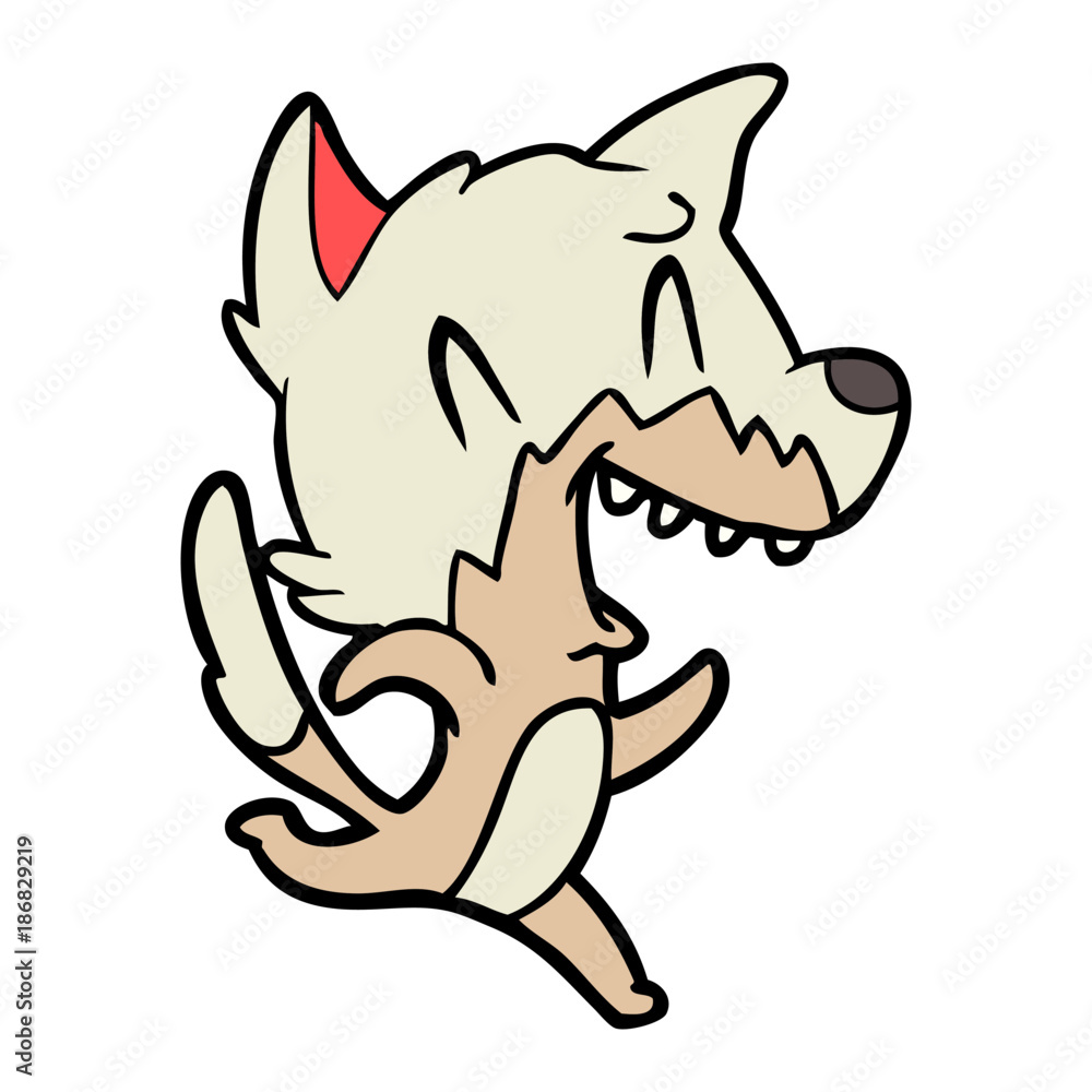 laughing fox running away laughing fox running away