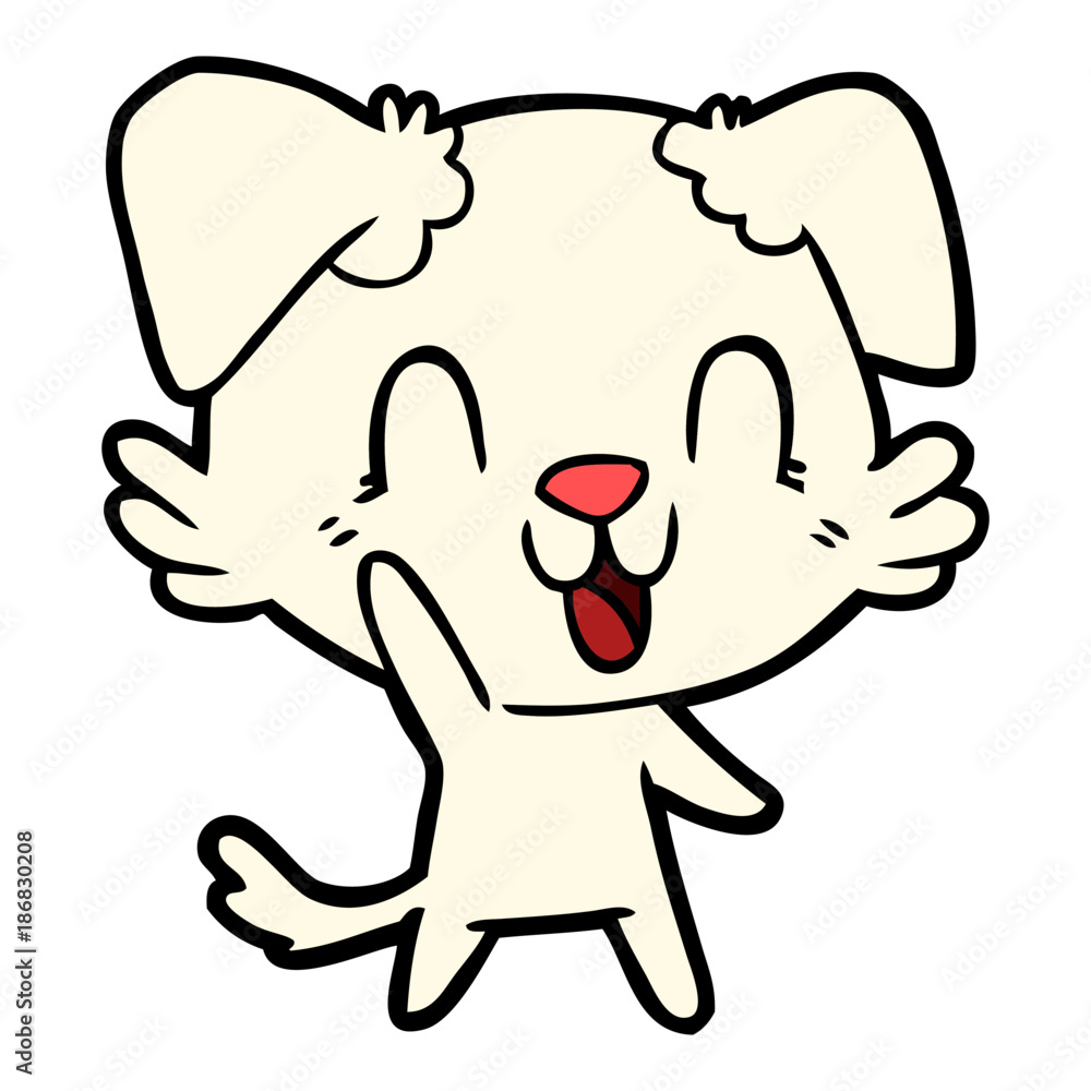 laughing cartoon dog laughing cartoon dog