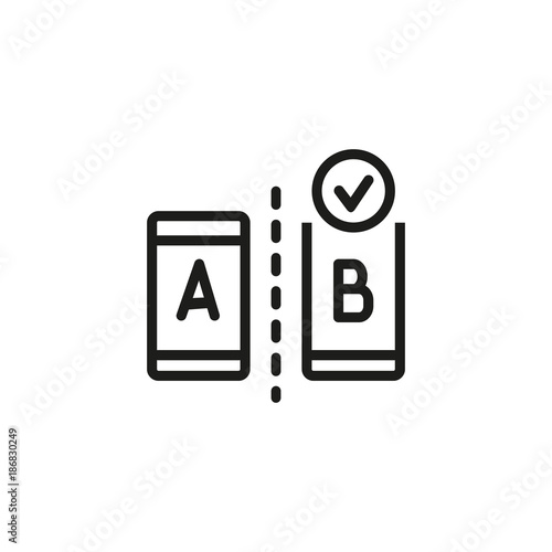 AB testing icon