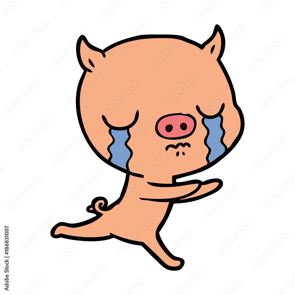 cartoon pig crying cartoon pig crying
