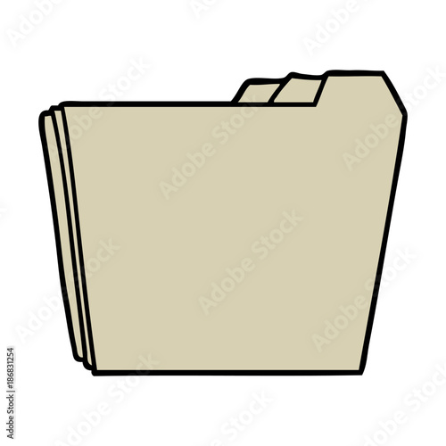 cartoon business folders