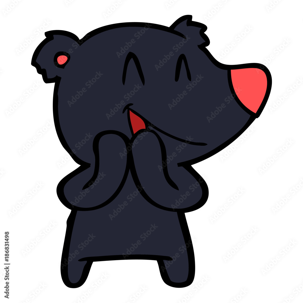 laughing bear cartoon laughing bear cartoon