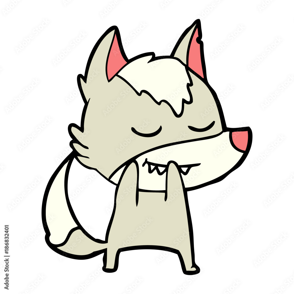 laughing cartoon wolf laughing cartoon wolf