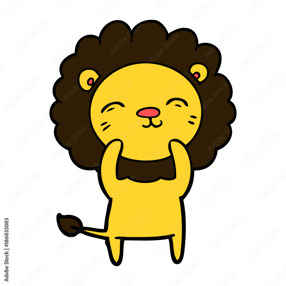 cartoon lion cartoon lion