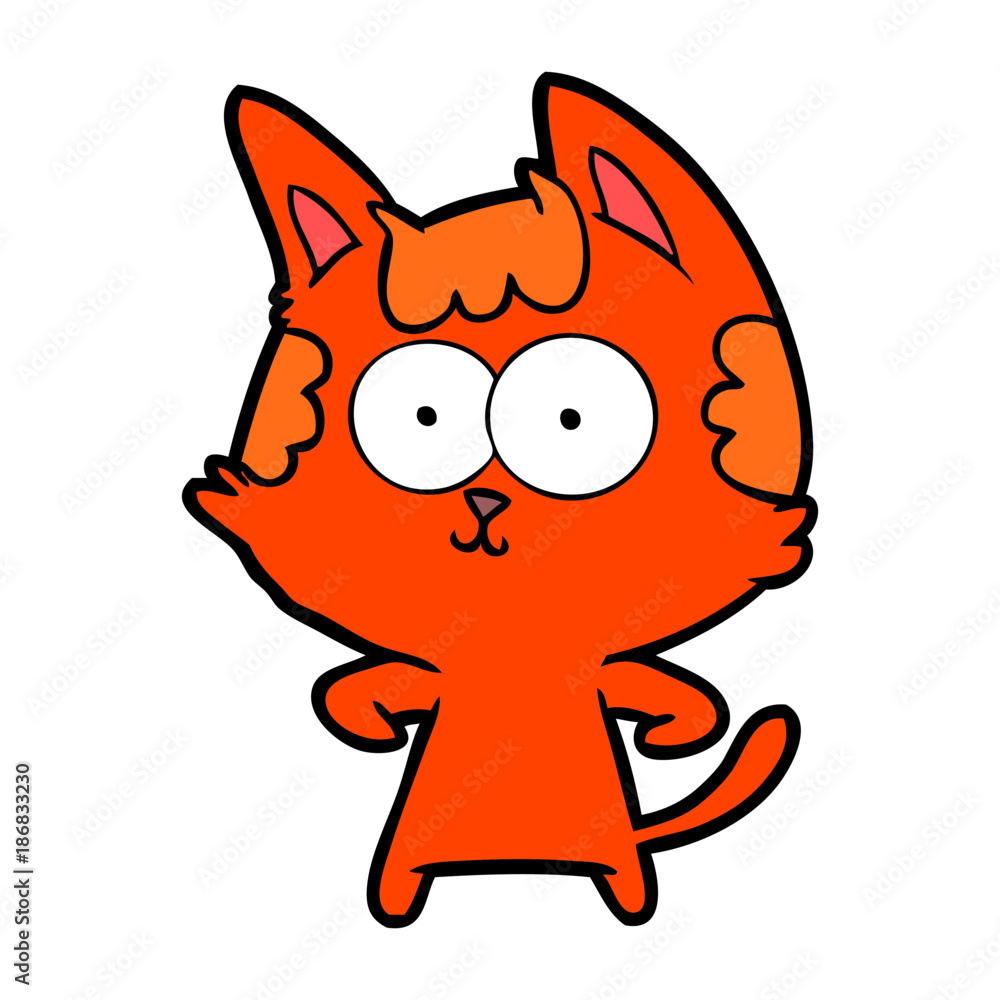 happy cartoon cat happy cartoon cat