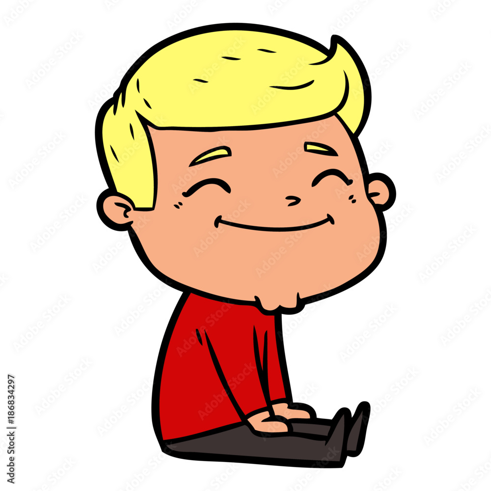 happy cartoon man happy cartoon man
