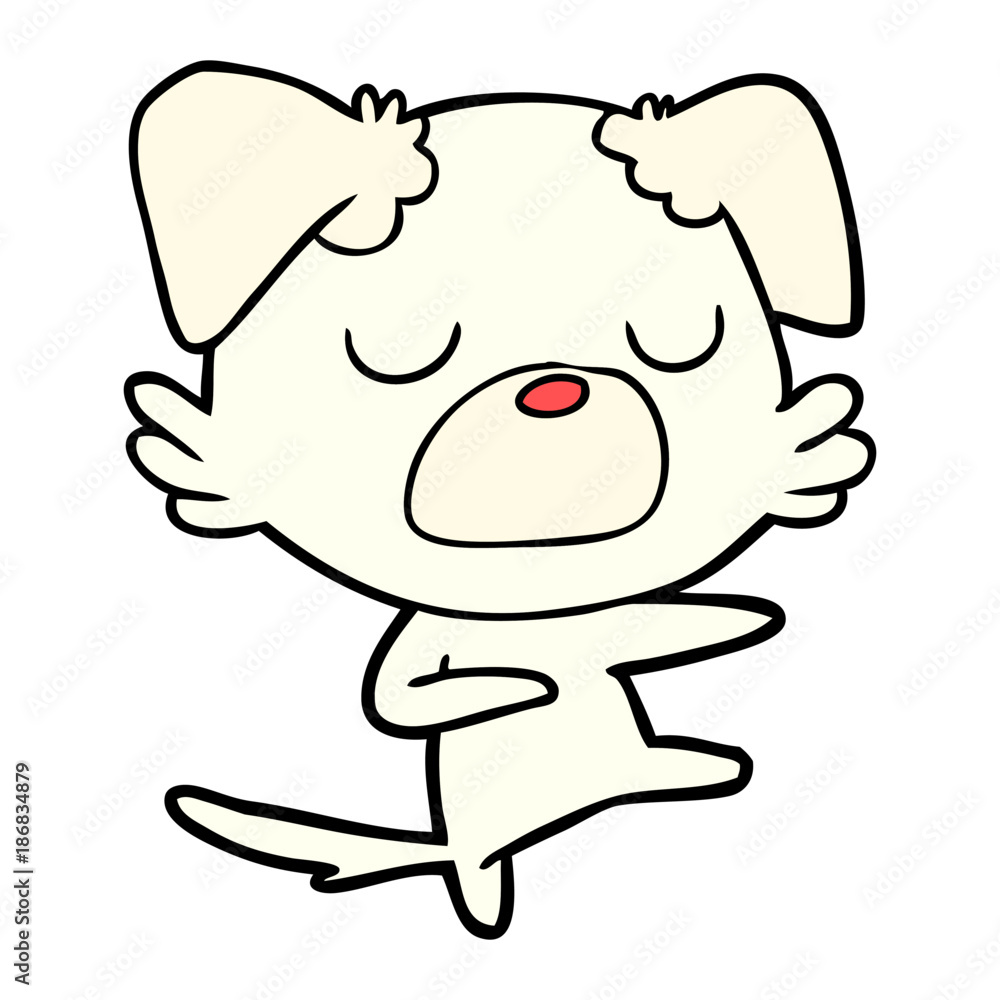 Fototapeta premium cartoon dog