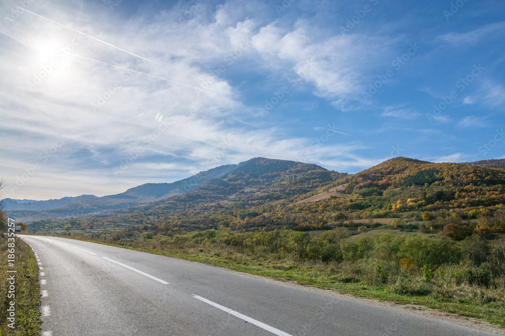 Road in the mountains Road in the mountains