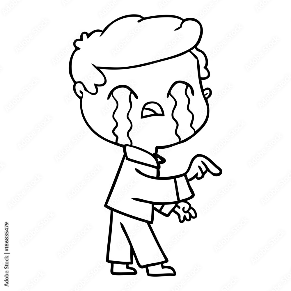 cartoon man crying cartoon man crying