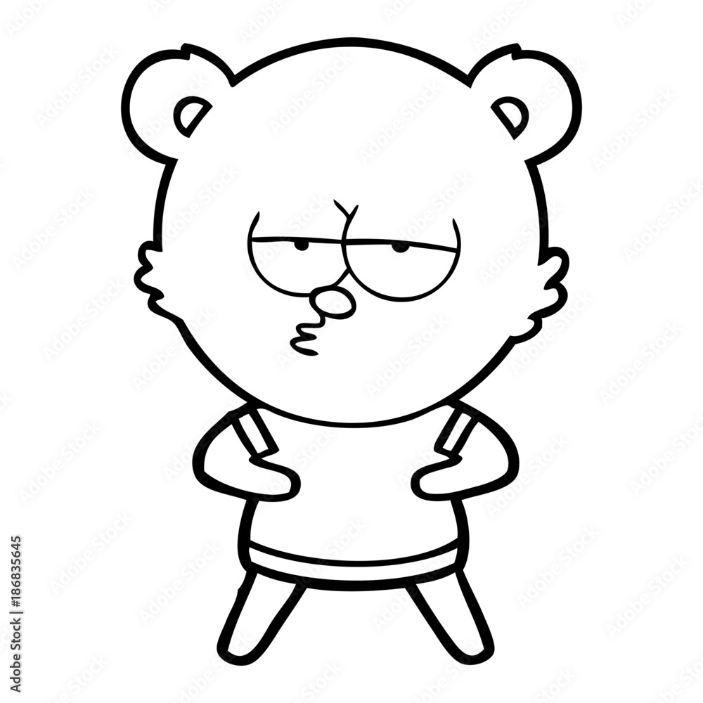 bored polar bear cartoon bored polar bear cartoon