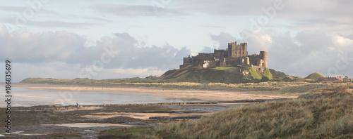 Bamburgh Castle after the storm