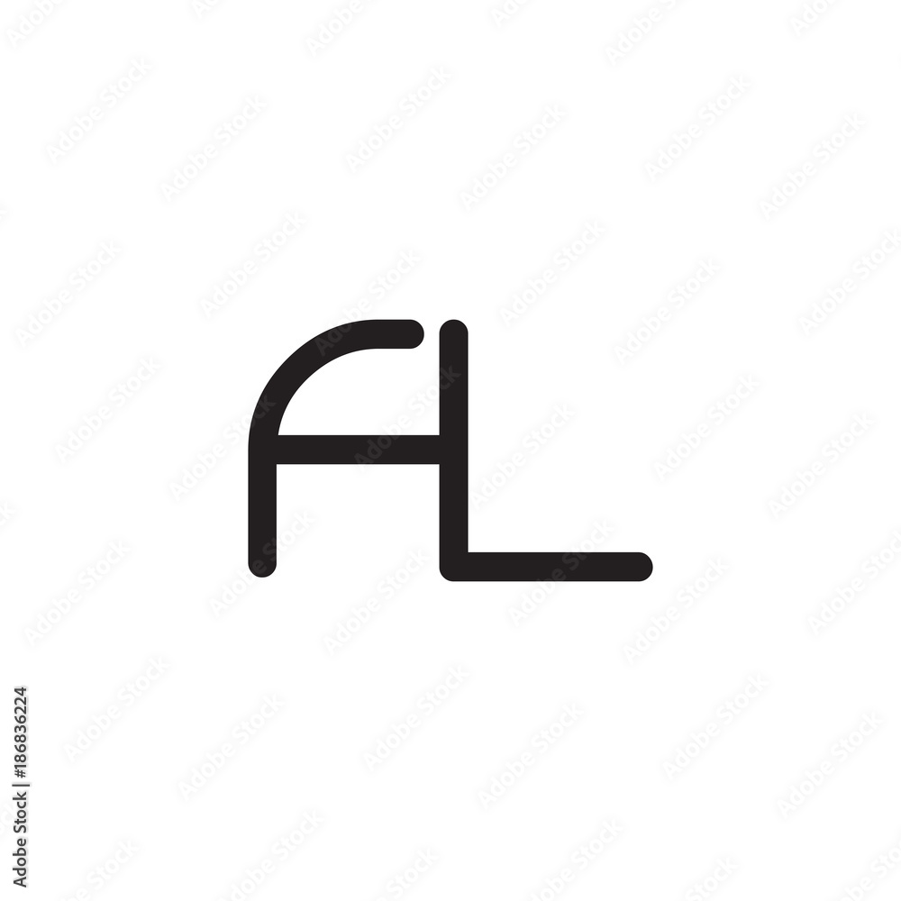 initial letter rounded logo modern initial letter rounded logo modern