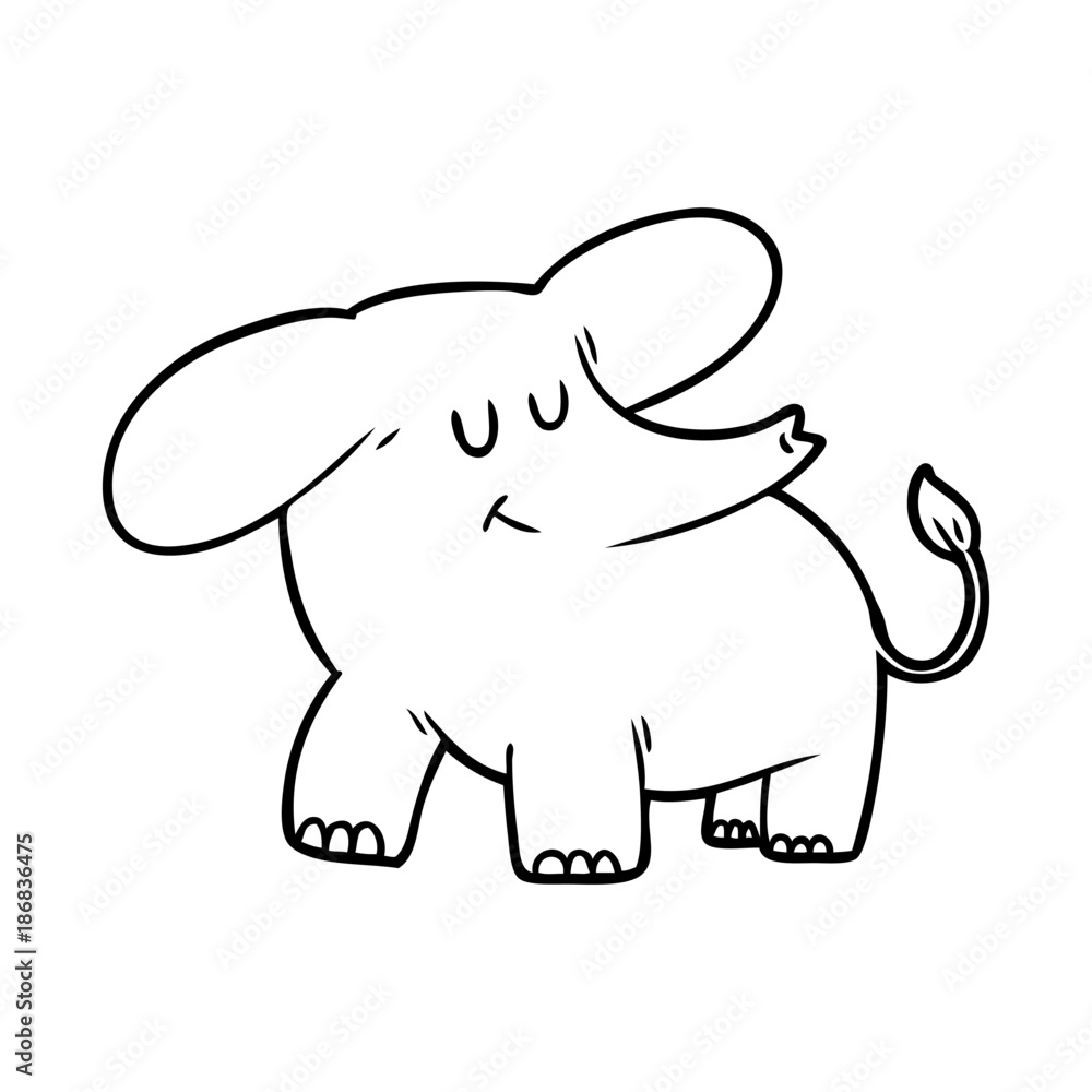 cartoon elephant