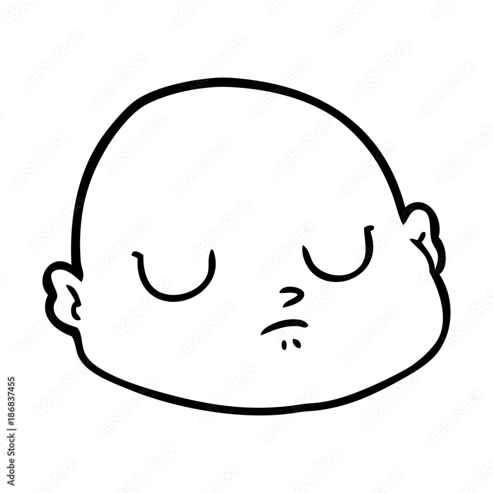 cartoon bald man cartoon bald man