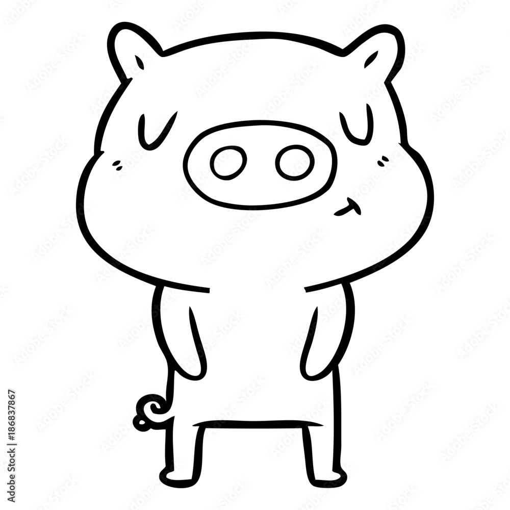 cartoon content pig cartoon content pig