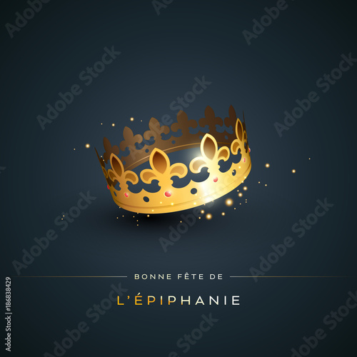 Obraz na płótnie épiphanie galette des rois w salonie