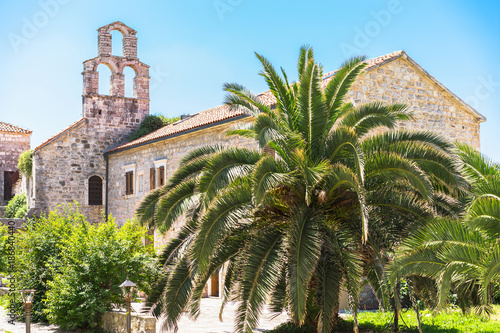 Church of Holy Virgin Mary in center of old town Budva, Montenegro