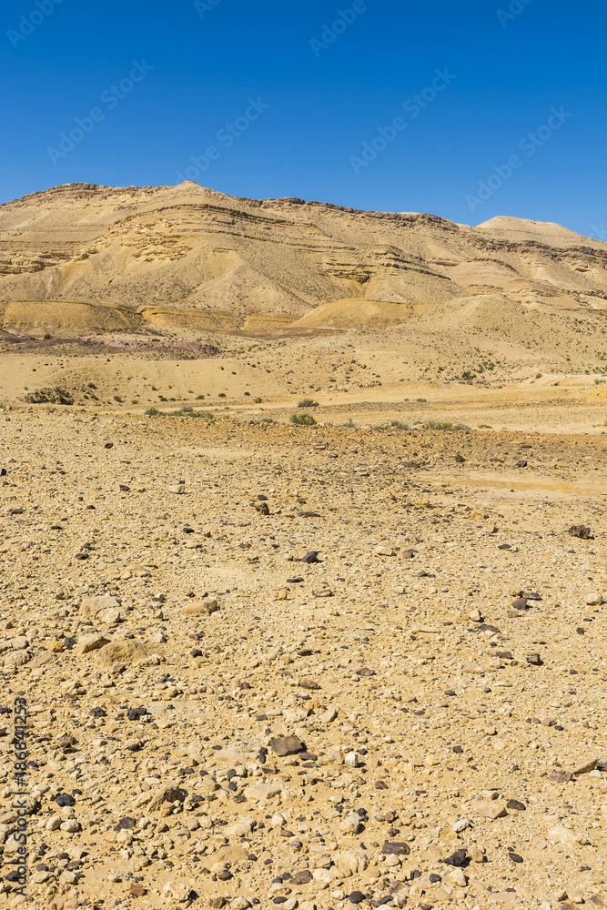 Rock formations in Israel desert