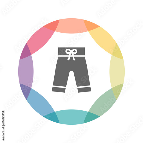 farbiges Icon - Badehose