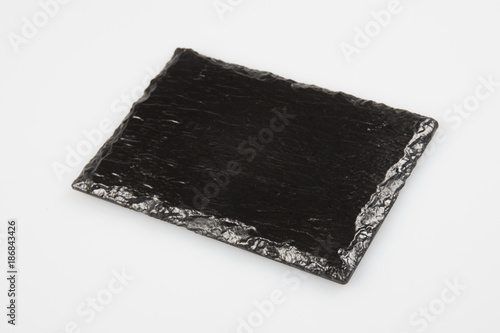Empty Slate black serving platter