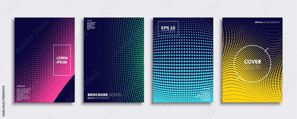 Minimal Vector cover designs. Future Poster template.