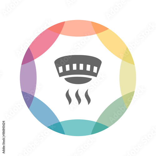 farbiges Icon - Rauchmelder