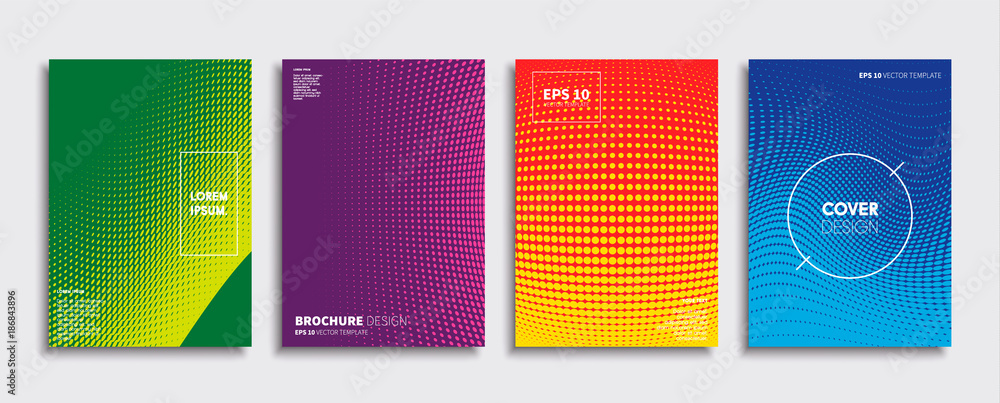 Minimal Vector cover designs. Future Poster template.