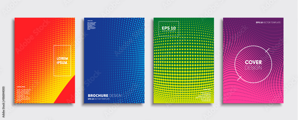 Minimal Vector cover designs. Future Poster template.