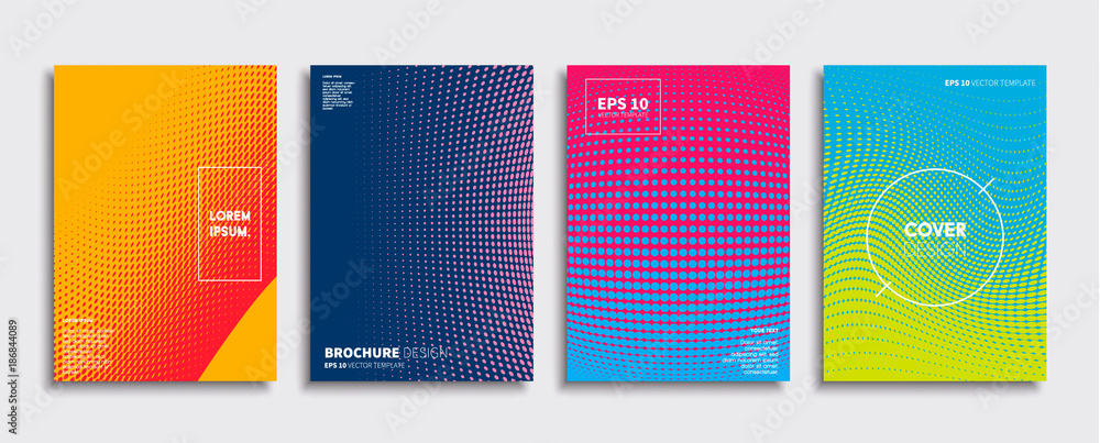 Minimal Vector cover designs. Future Poster template.