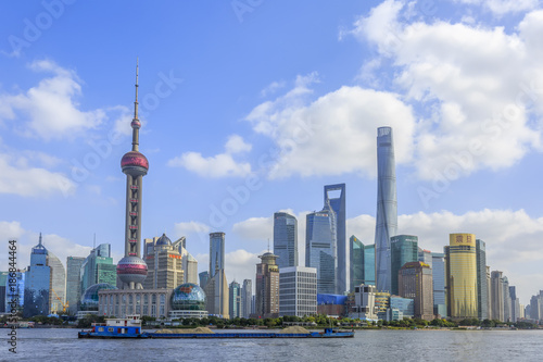 Urban architecture and Shanghai skyline