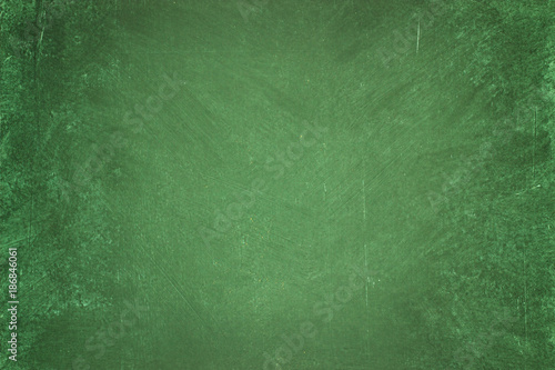 green chalkboard background. clean surface of the blackboard