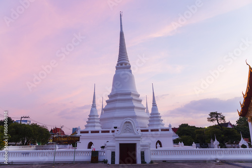 Stupa at Wat Khemapirataram Rachaworawihan  Ayutthaya period  Nontaburi province  Thailand